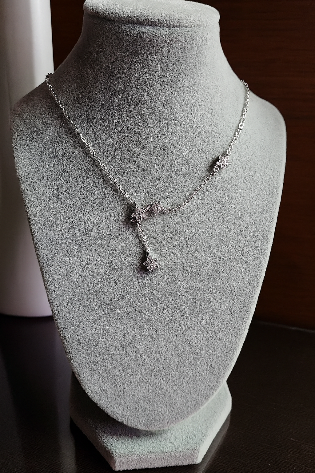 Collar de estrellas y circones S925