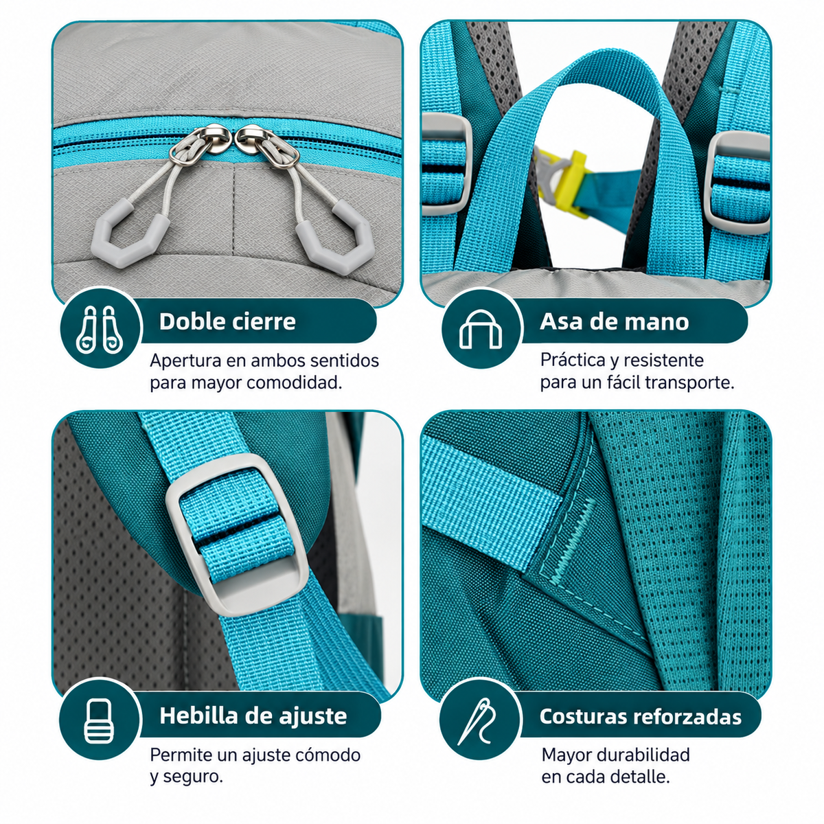 Mochila de Senderismo 40L Todo Terreno