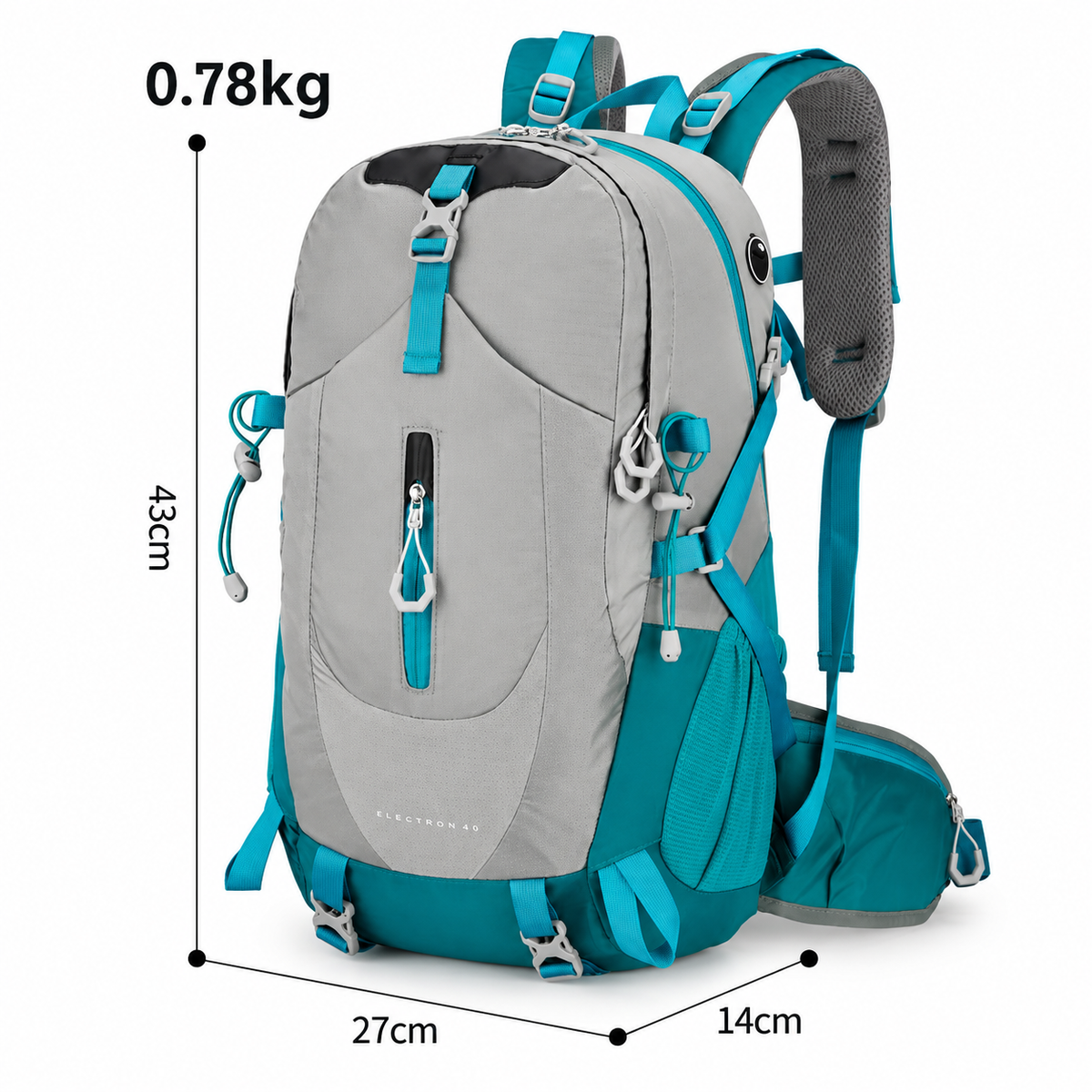 Mochila de Senderismo 40L Todo Terreno