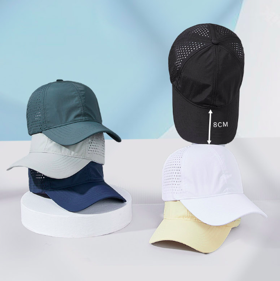 Gorra deportiva microperforada