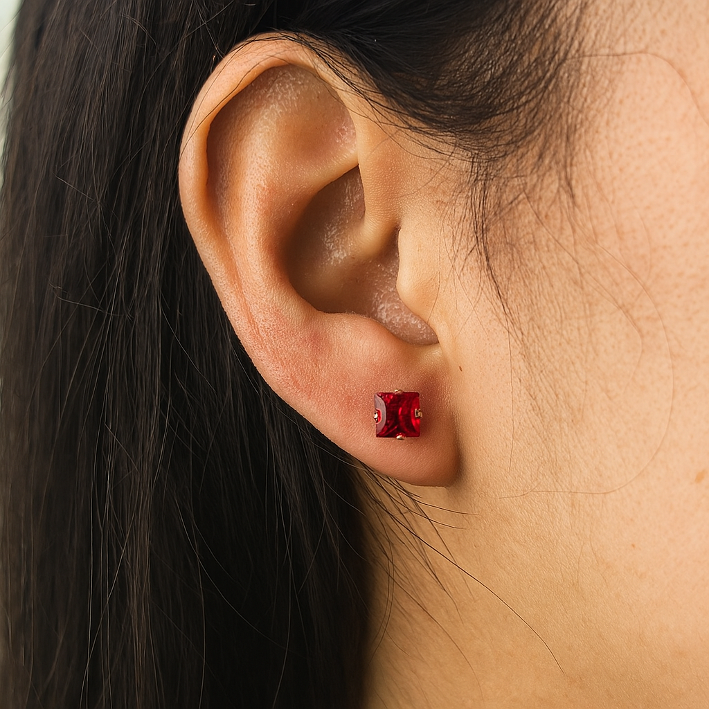 Aretes de circones S925