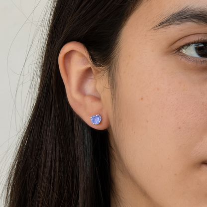 Aretes de circones S925
