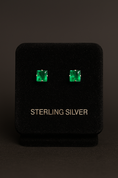 Aretes de circones S925