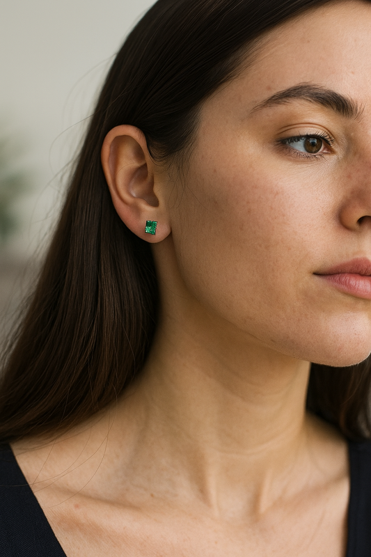 Aretes de circones S925