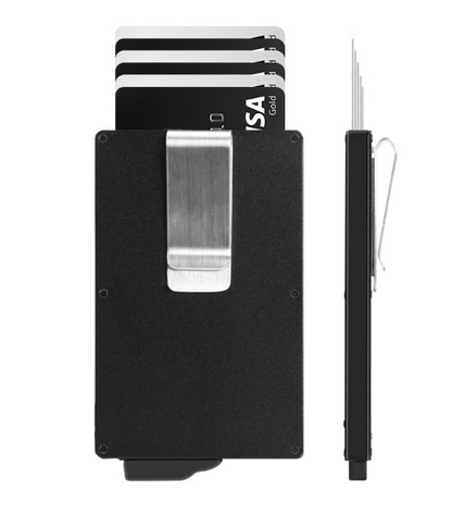 Tarjetero con clip para efectivo TD109