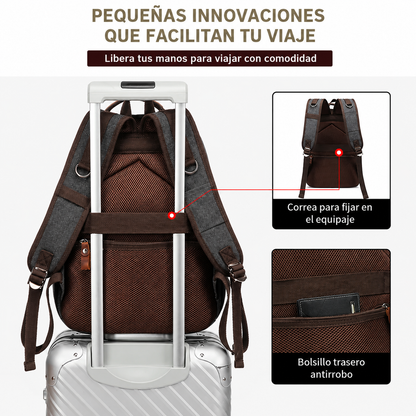 Mochila de lona para portatil